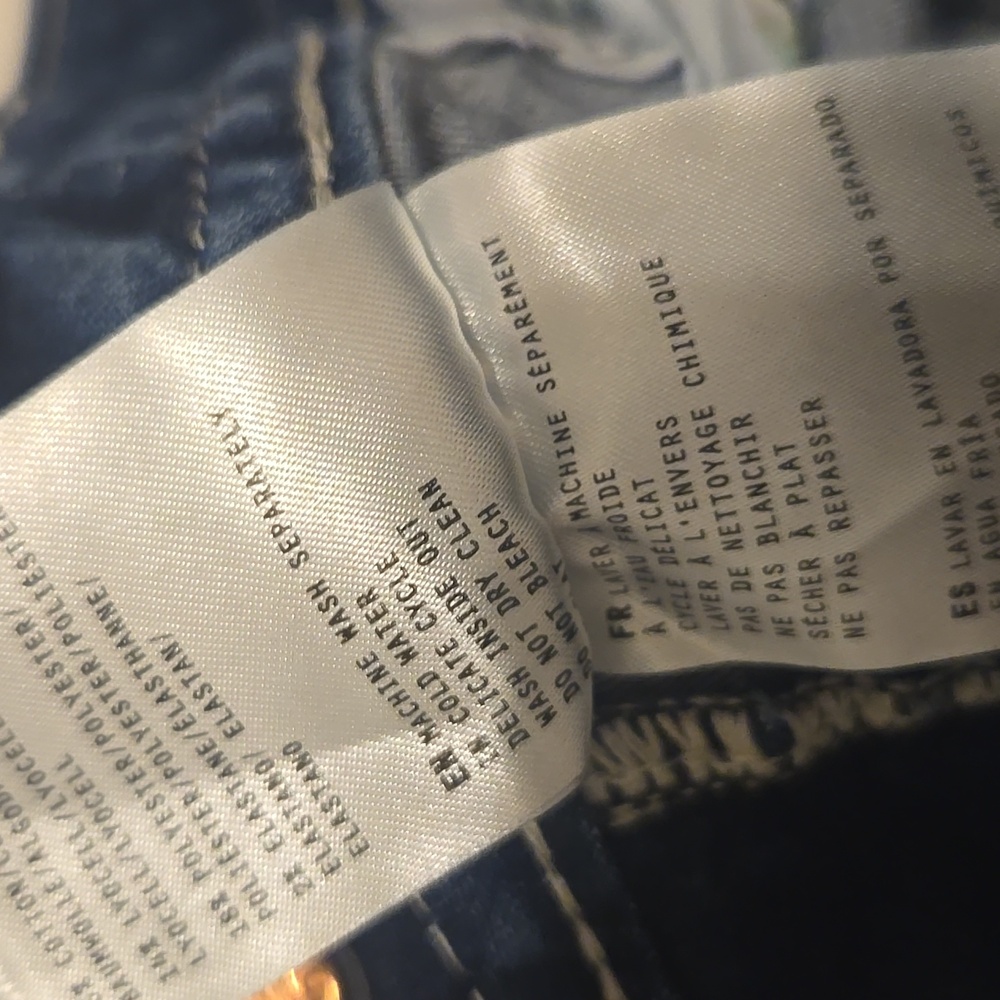 💥✨️Miss Me Dark Blue Jeans with Gold Embellishments - Picture 7 of 8